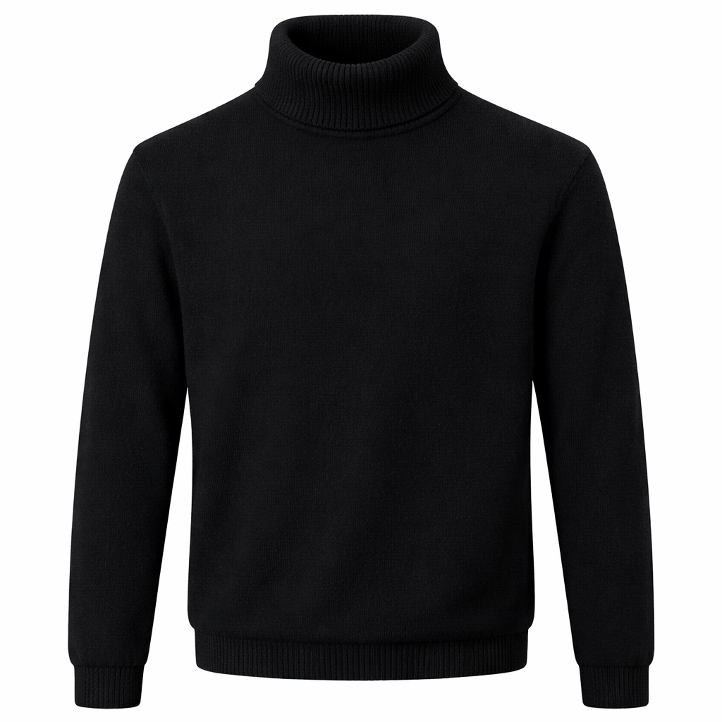 Thermal Knit Turtleneck Sweater – Elegance and Everyday Warmth