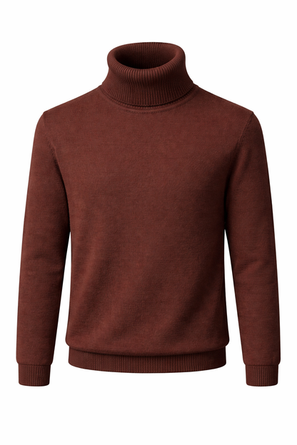 Thermal Knit Turtleneck Sweater – Elegance and Everyday Warmth