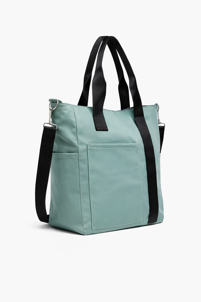 Waterproof Nylon Tote Bag - Sporty Practicality and Urban Style